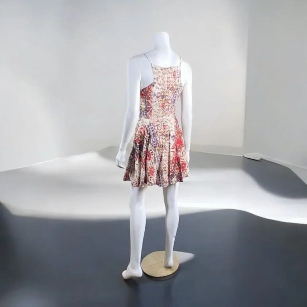 Lavender Brown Mini Fit and Flare Dress Multicolor, Size X-Small - Picture 9 of 16